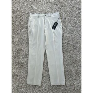 Walter Hagen Golf Pants Mens 36x30 Perfect 11 Straight Fit Khaki 5 Pocket NWT